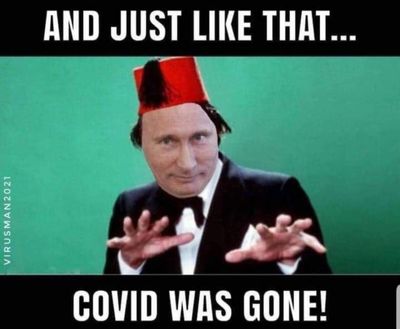 Putin replaced COVID
