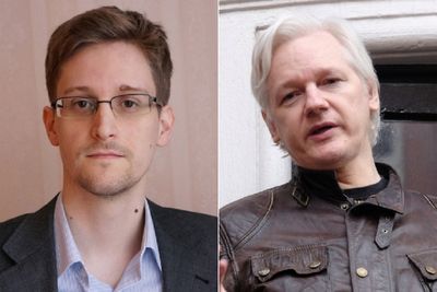 Edward Snowden and Julian Assange