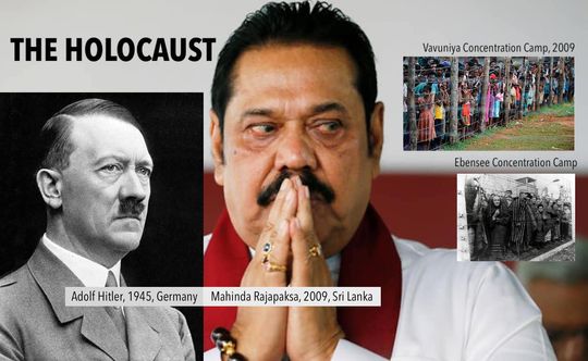 The Holocaust of Hitler & Rajapaksa