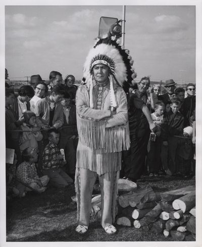 Feast of the dead ceremony chief in 1960