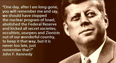 John F Kennedy on zionist movement